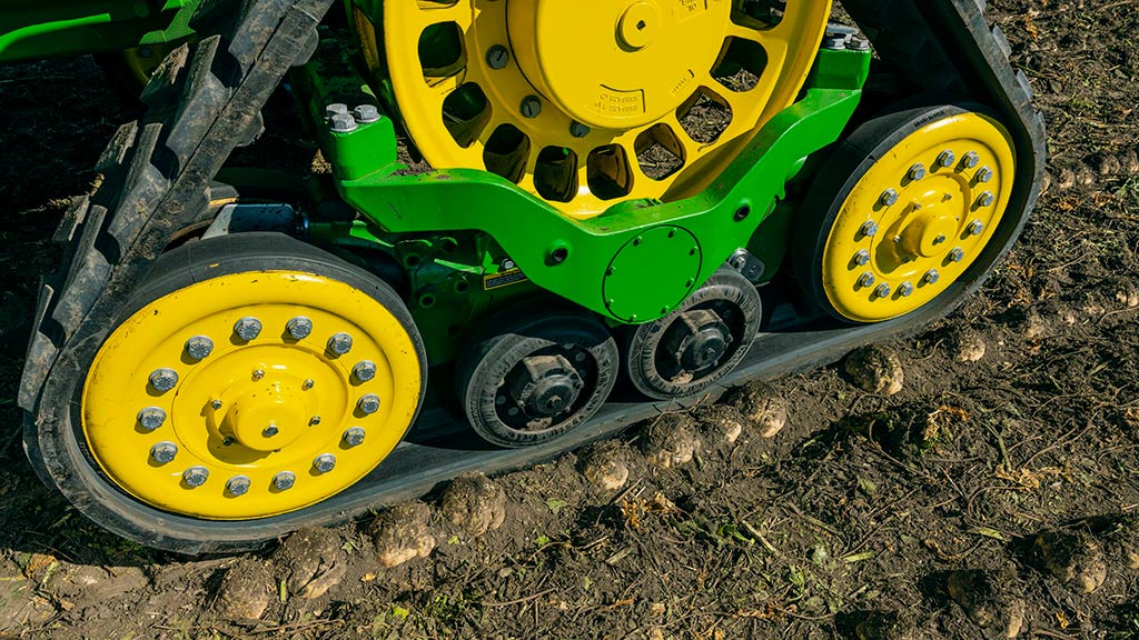 Close up image of track